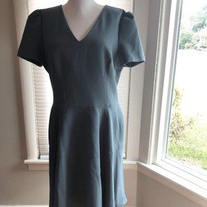 Beautiful Blue Short-Sleeved Dress by Gal Meets Glam in a US size 14